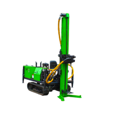 Well drilling in hard-to-reach areas by using a compact drilling rig